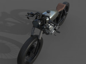 Honda CG125 3D 模型