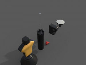 Boxing Equipment 3D 모델