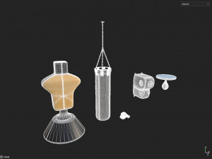 Boxing Equipment 3D 모델