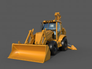 Backhoes 3D Model