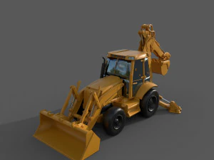 Backhoes 3D Model
