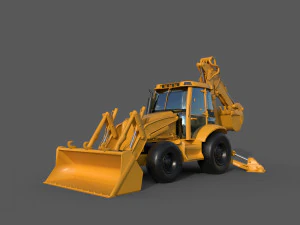 Backhoes 3D Model