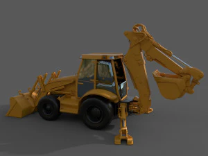 Backhoes 3D Model