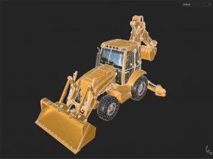 Backhoes 3D Model