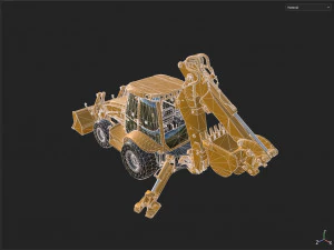 Backhoes 3D Model