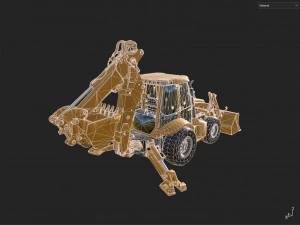 Backhoes 3D Model