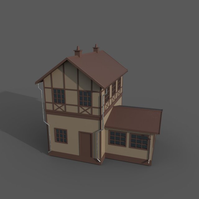 Building 3D 모델 .c4d .max .obj .3ds .fbx .stl .blend 