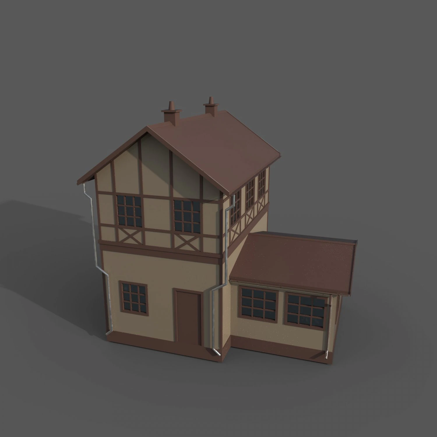 Building 3D Model .c4d .max .obj .3ds .fbx .stl .blend