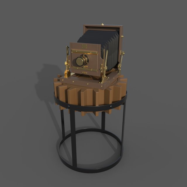 Decor Camera 3D Model .c4d .max .obj .3ds .fbx .stl .blend 