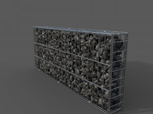 Gabion Wall Modèle 3D