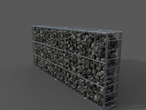 Gabion Wall 3D Model