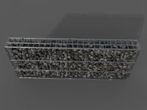 Gabion Wall Modèle 3D