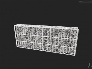 Gabion Wall Modèle 3D