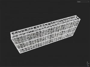 Gabion Wall 3D Model