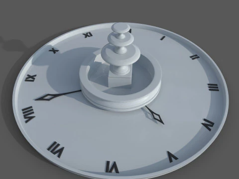 Fonte de jardim Modelo 3D