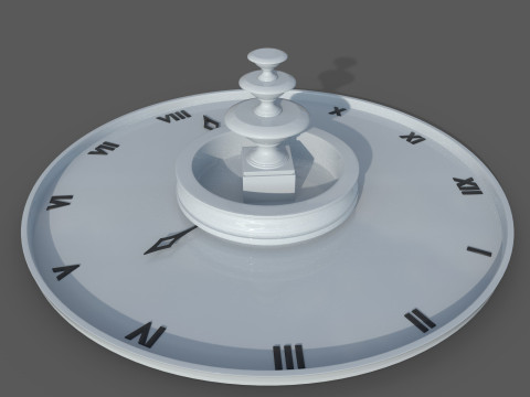 Garden Fountain 3D Model