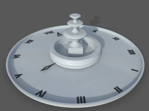 Garden Fountain 3D Model