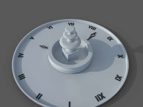 Garden Fountain 3D Model