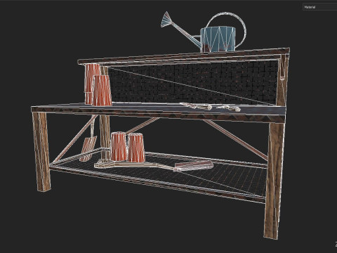 Garden Table 3D Модель