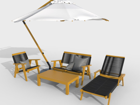 Outdoor furniture Modèle 3D