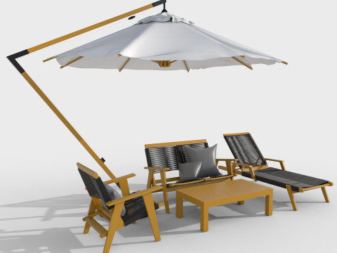 Outdoor furniture 3D Model