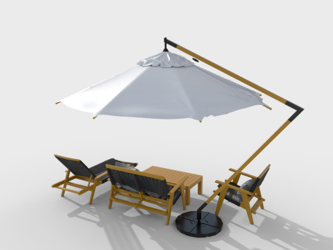 Outdoor furniture 3D Model