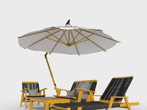 Outdoor furniture 3D Model