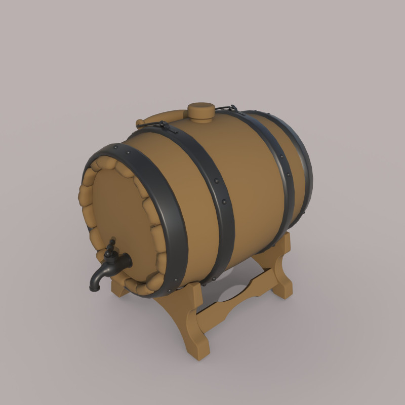 Barrel 3D 모델 .c4d .max .obj .3ds .fbx .stl .blend 