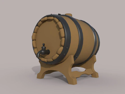 Barrel 3D Model