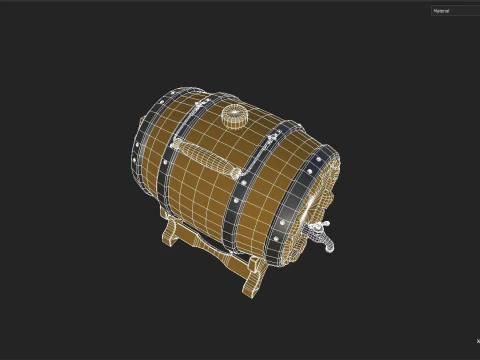 Barrel 3D Model
