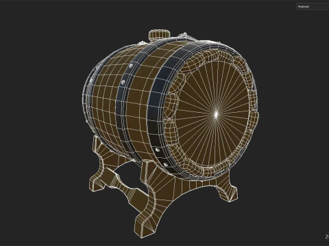 Barrel 3D Model