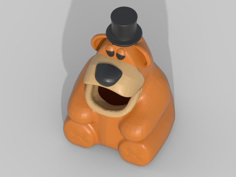 Bear Figurine 3D Model
