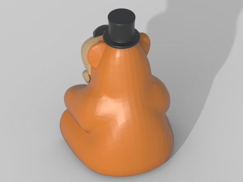 Bear Figurine 3D Model