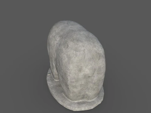 Bear Statue 3D Model