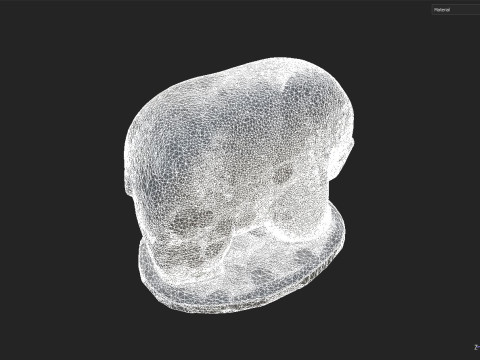 Bear Statue Modello 3D