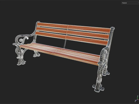 Bench 3D Model