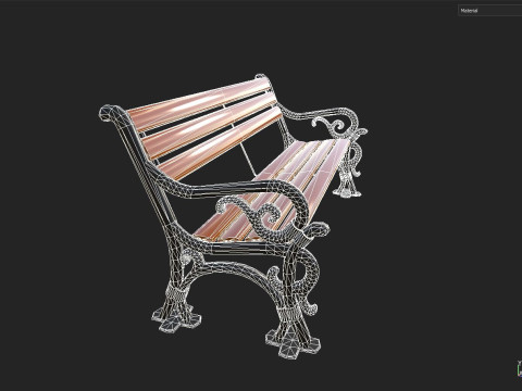 Bench 3D Model