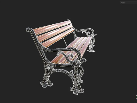Bench 3D Model