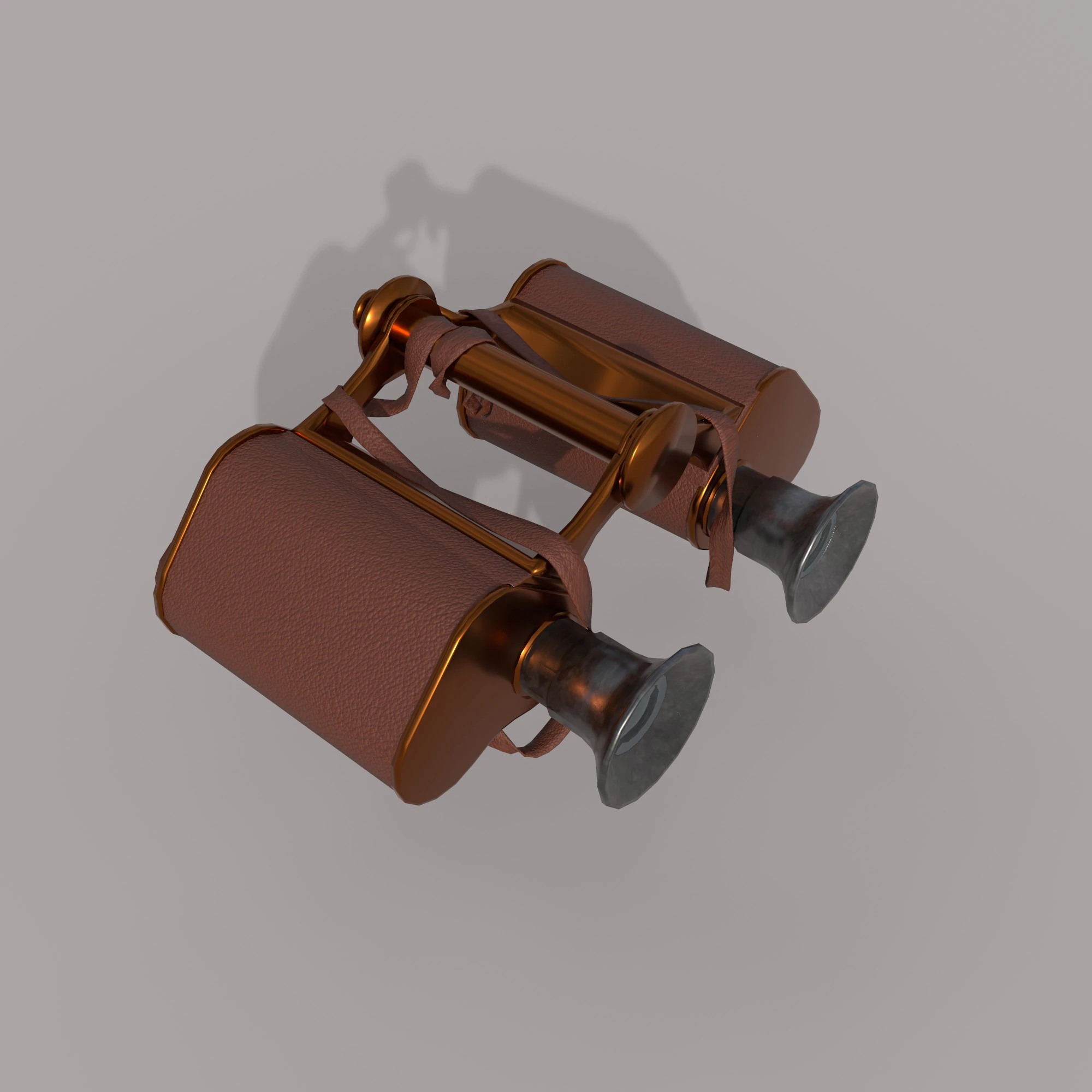 Binoculars 3D Model .c4d .max .obj .3ds .fbx .stl .blend 