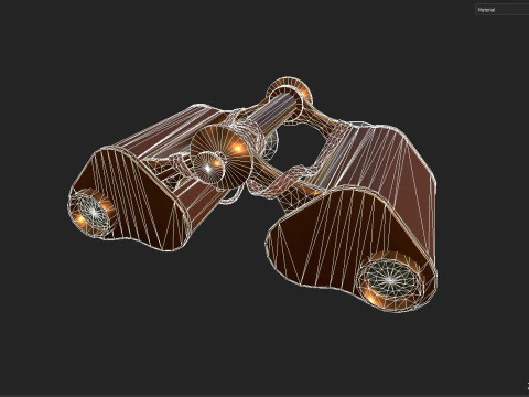 Binoculars 3D Model