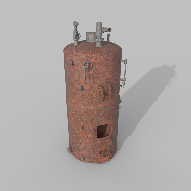 Boiler 3Dモデル .c4d .max .obj .3ds .fbx .stl .blend 