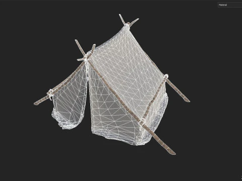 Camp Tent 3D Model