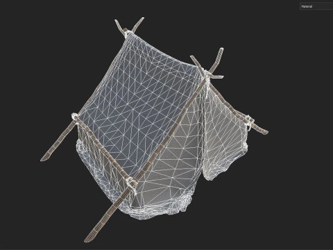 Camp Tent 3D Model