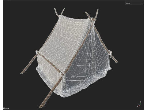 Camp Tent 3D Model