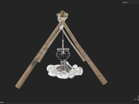 Campfire 3D Model