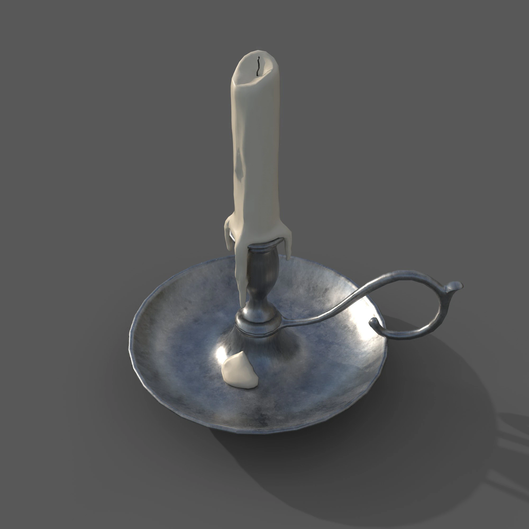 Candle 3D Model .c4d .max .obj .3ds .fbx .stl .blend 