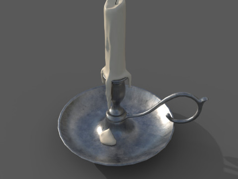 Candle 3D Model