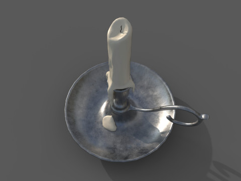 Candle 3D Model