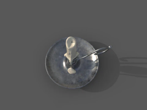 Candle 3D Model
