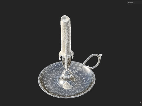 Candle 3D Model